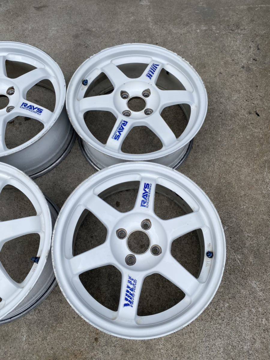 RAYS VOLK Racing TE37 16インチ7J PCD 100-4H OFFSET+42 4本セット