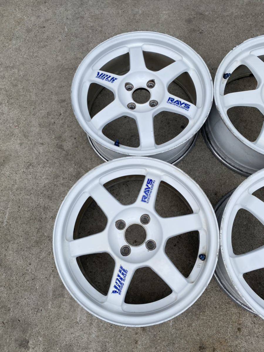 RAYS VOLK Racing TE37 16インチ7J PCD 100-4H OFFSET+42 4本セット