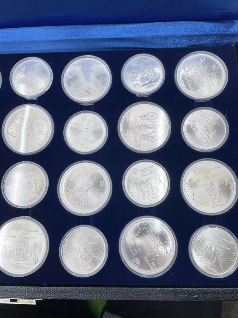 希少】モントリオール オリンピック 1976年 銀貨 28枚 完集セット