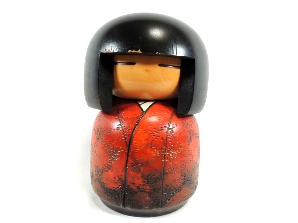 Tsugaru | 津軽こけし本人型 kokeshi Honnin gata 阿保正文工人 - 津軽