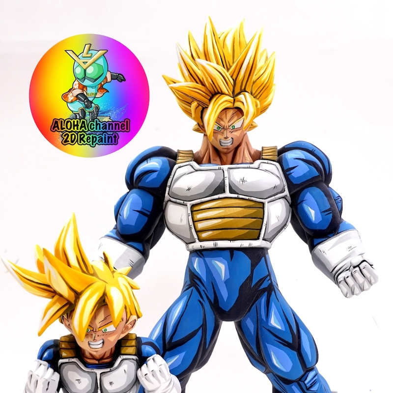 ドラゴンボール 孫悟空&孫悟飯 2点セット フィギュア フルリペイント 