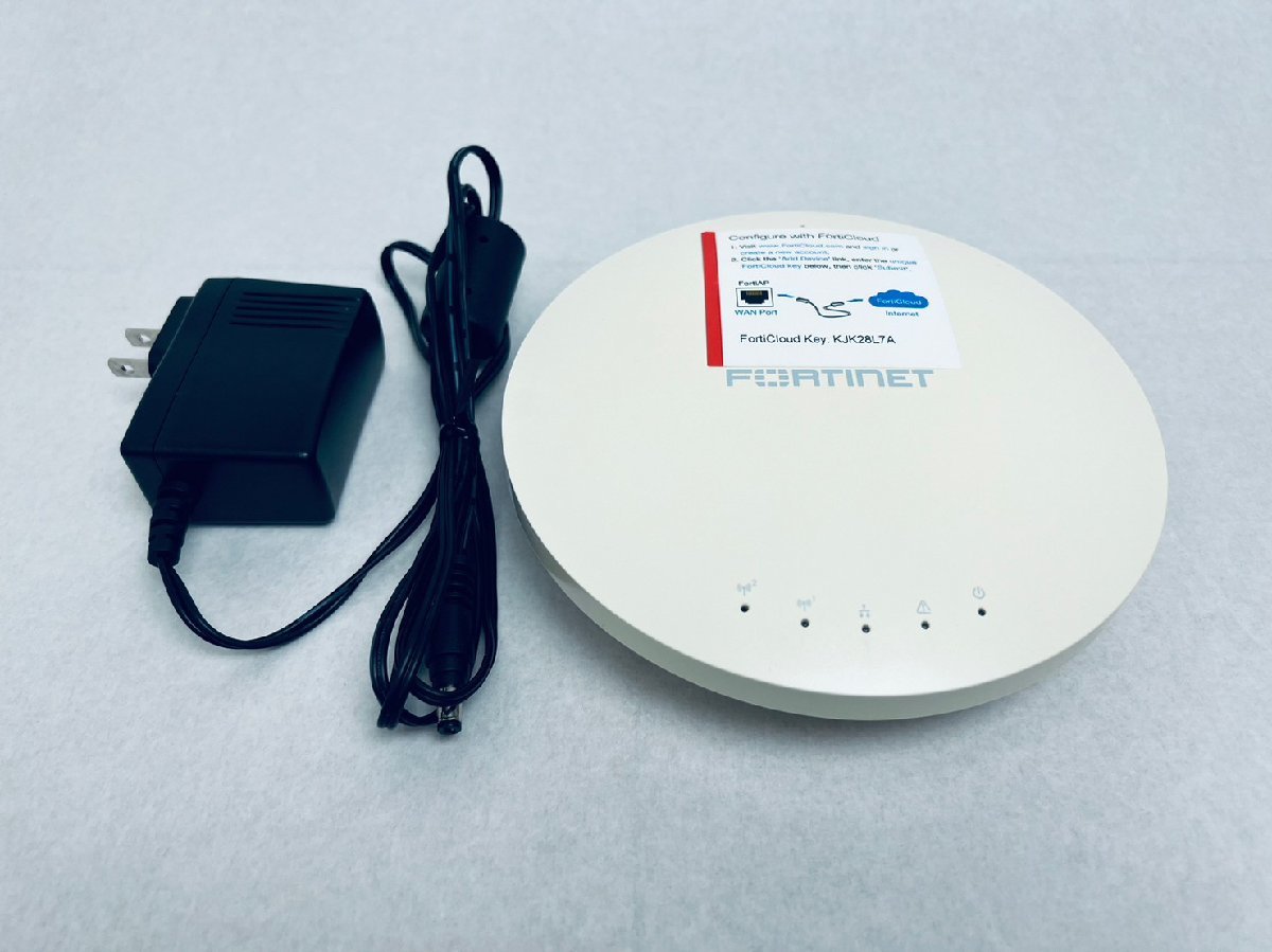 中古 清掃済＞FORTINET FAP-221C 無線アクセスポイント 初期化 動作