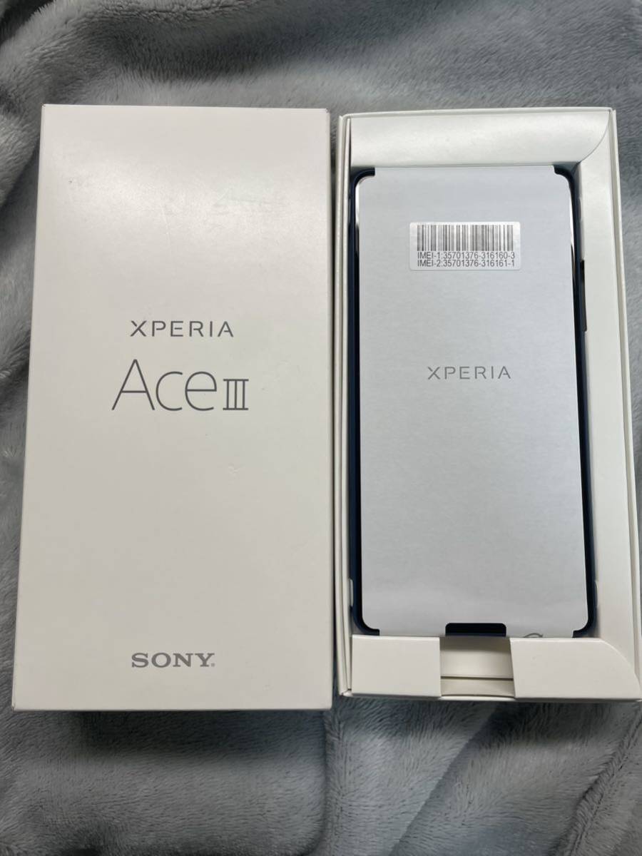 SONY Xperia Ace iii SOG08 SIMフリー 人気のブルー Xperia Ace