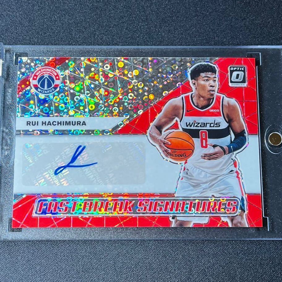 2019-20 PANINI DONRUSS OPTIC 八村塁 直筆サインカード ディスコプリズム PRIZM ルーキーカード NBA ウィザーズ→レイカーズ