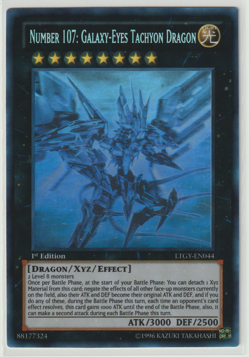 遊戯王/No.107 銀河眼の時空竜 英語版 LTGY-N044 1st ホログラフィック