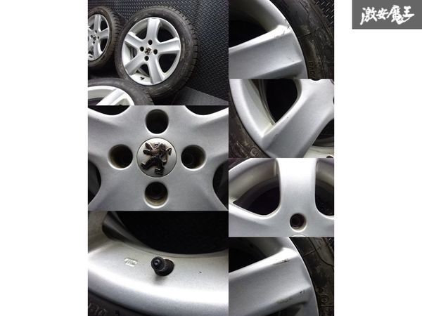 ○プジョー 純正 307 16インチ 6.5J +31 PCD 108 4H ハブ径 約65mm 