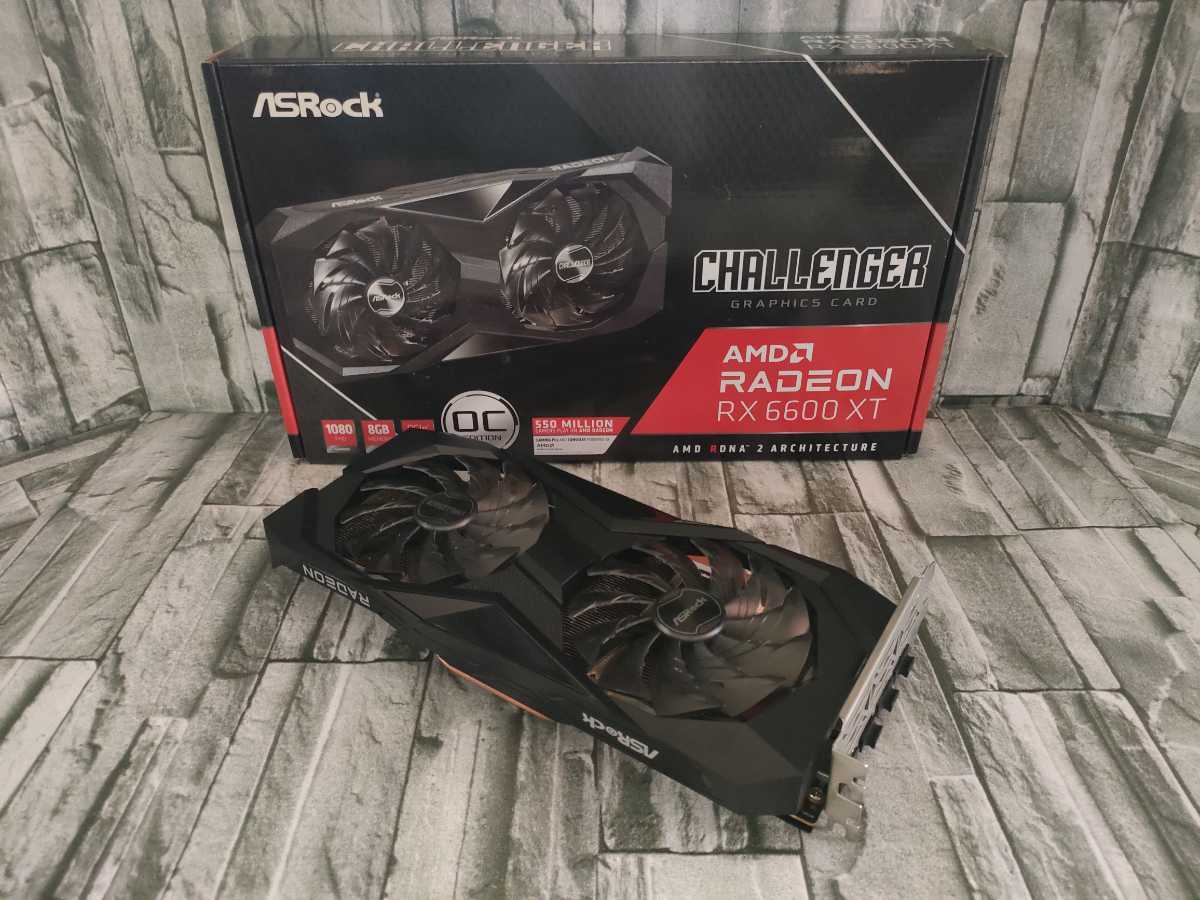AMD ASRock Radeon RX6600XT 8GB CHALLENGER OC 【グラフィックボード
