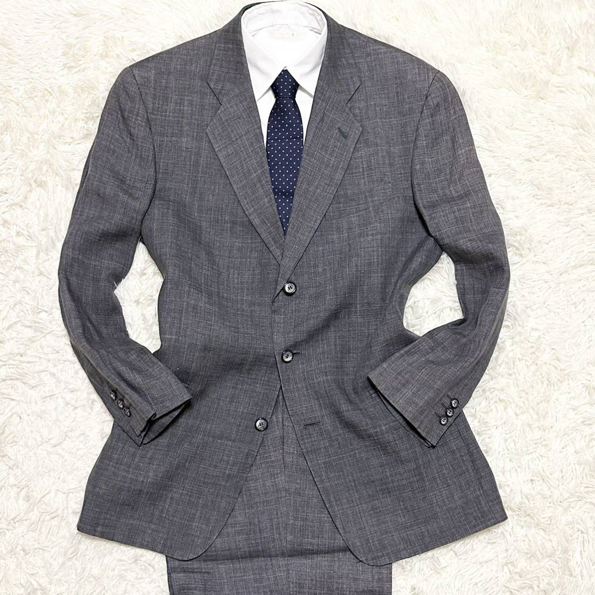 リネン100%】エンポリオアルマーニ EMPORIO ARMANI スーツ 