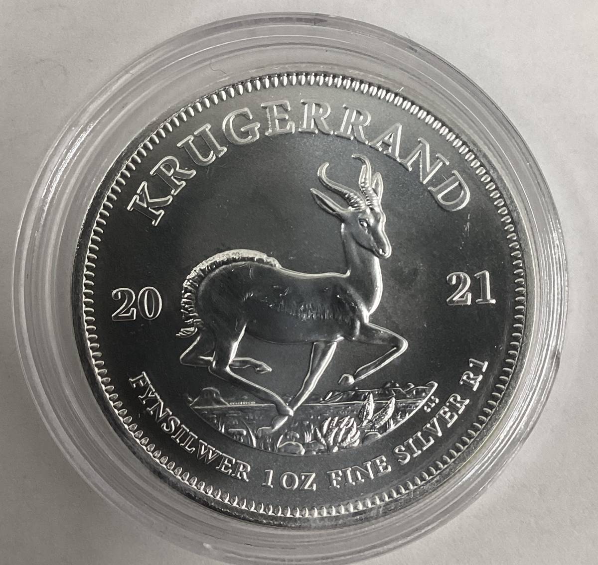 【5620】2021 南アフリカ　クルーガーランド銀貨　1オンス　コイン　銀貨