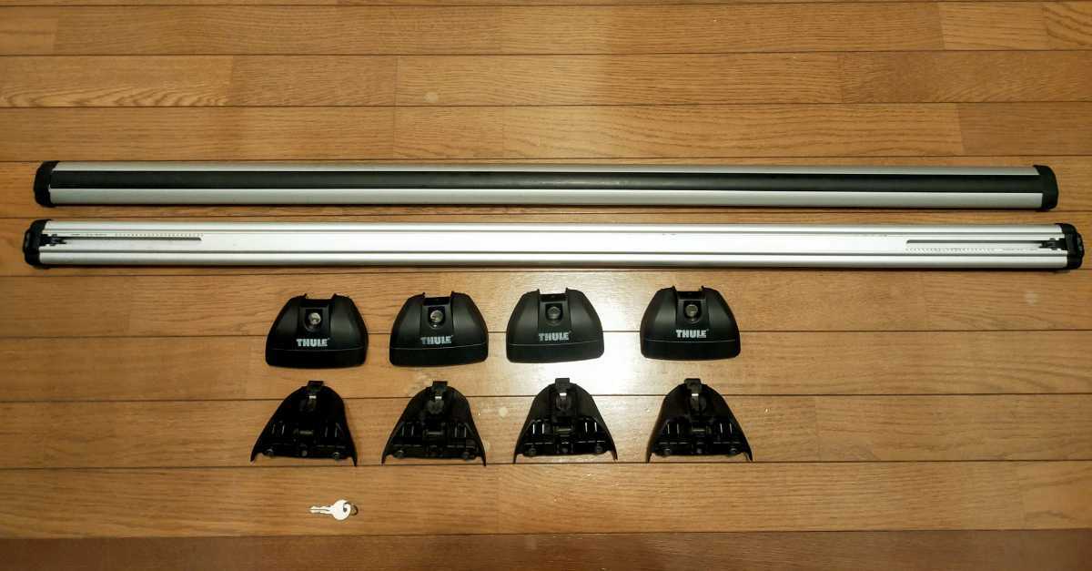 THULE スーリー エアロバー thule ＆ 127cm メルカリ - セット TH755 