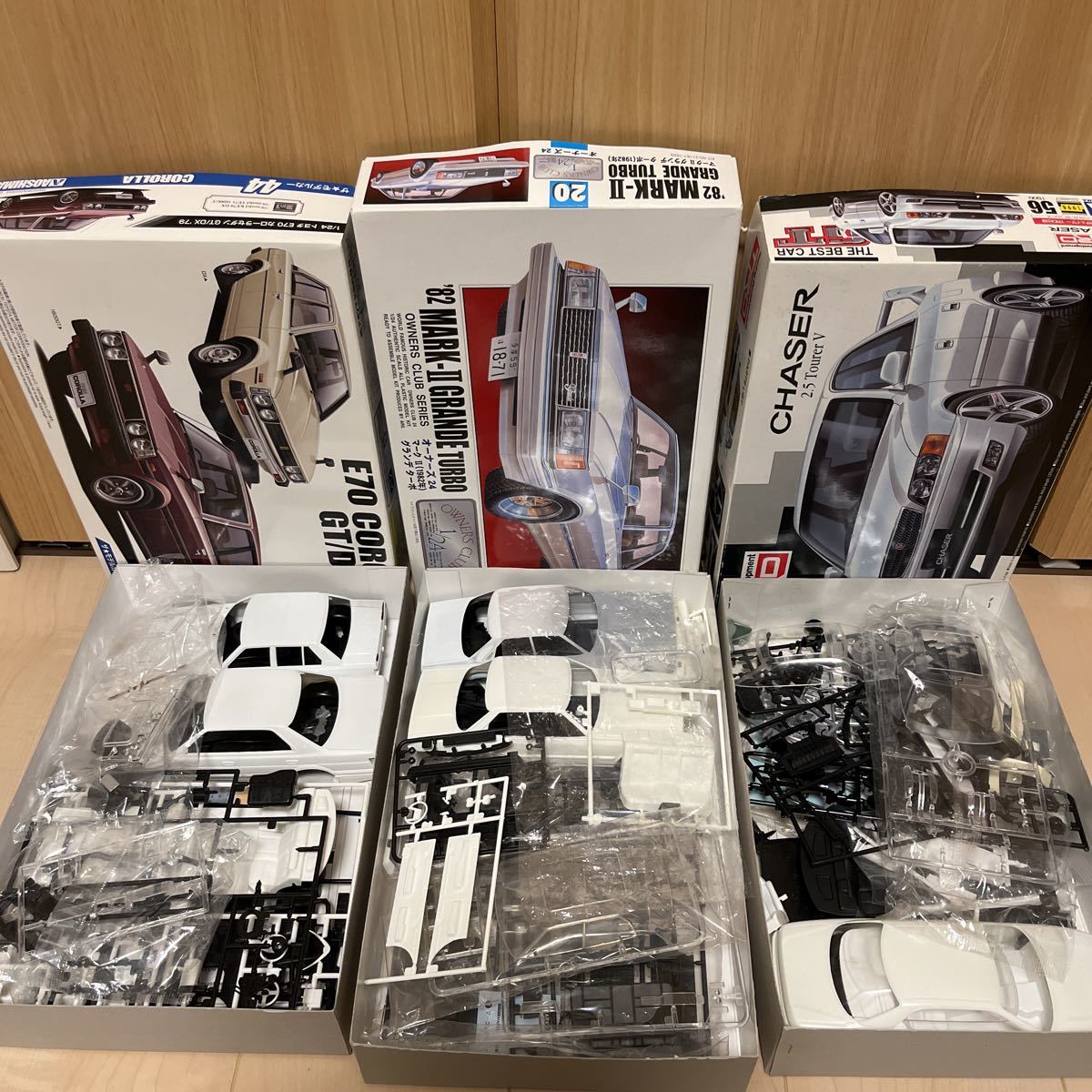 模型・プラモデル フジミ アオシマ1/24スケールプラモデル6個セット