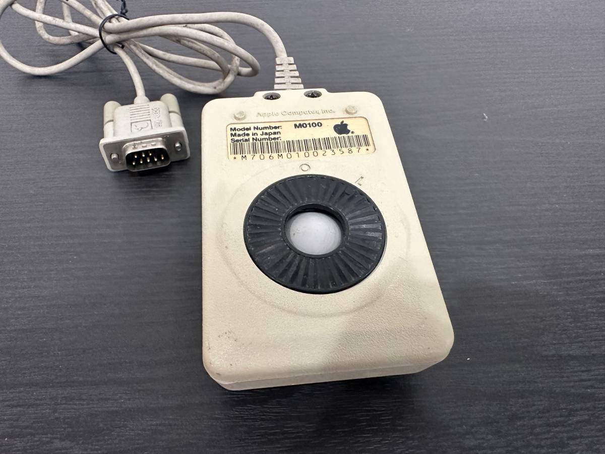 希少・美品 Apple Macintosh Plus用マウス M0100 希少・美品 Apple