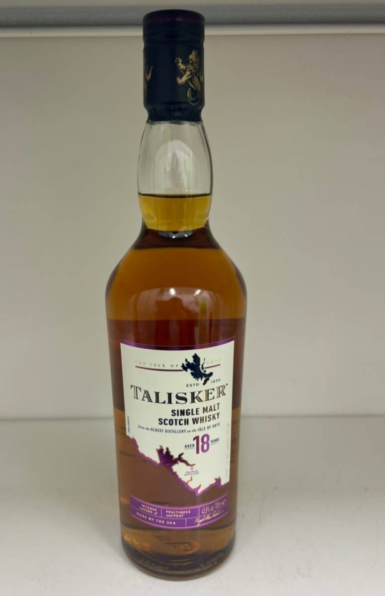 限定セール，大得価 6660 東京都内限定発送 タリスカー 18年 新ラベル TALISKER AGED 18 YEARS 700ｍｌ 未開栓 箱無し(アイラ)｜売買されたオークション情報、yahooの商品情報をアーカイブ公開 - オークファン シングルモルト