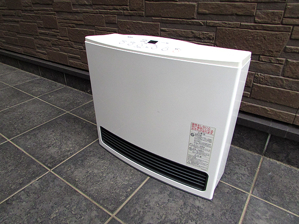 ◆美品売切り【ノーリツ】ガスファンヒーター GFH-4004S-W5　都市ガス用 スノーホワイト◆