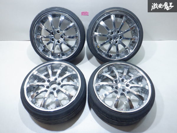 △売り切り ○ZENETTI 19インチ 8.5J ＋40 PCD114.3 5H 5穴 225/35ZR19 