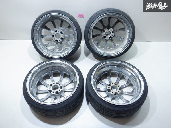 △売り切り ○ZENETTI 19インチ 8.5J ＋40 PCD114.3 5H 5穴 225/35ZR19 