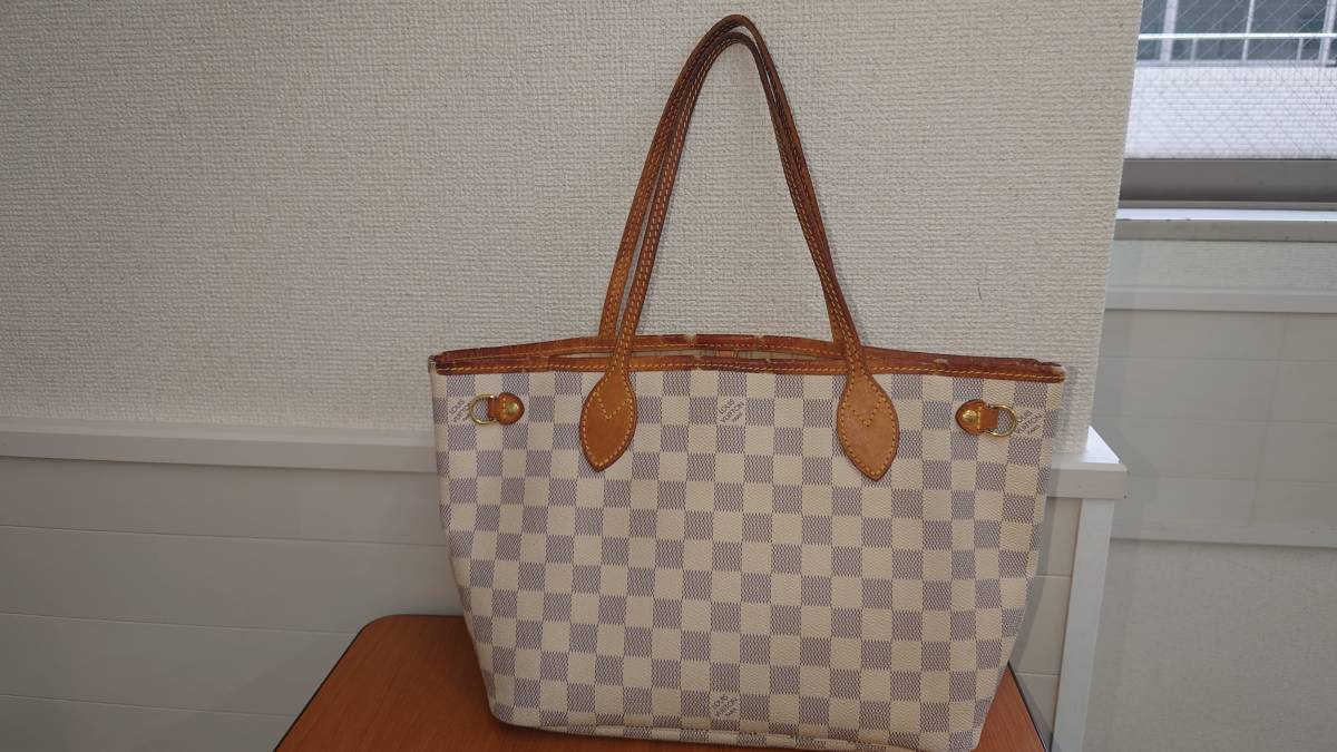 ルイヴィトン LOUIS VUITTON ネヴァーフル PM ダミエ・アズール 【公式 