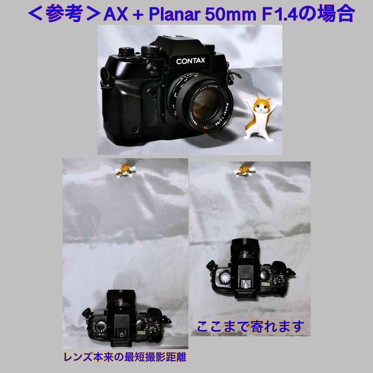 CONTAX RTS II おし + PLANAR 1.4/50 完全動作品