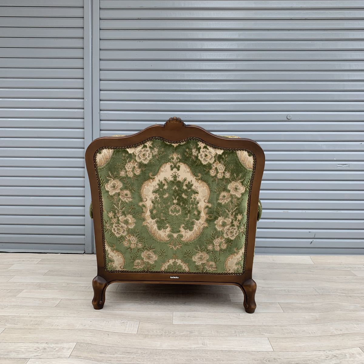 金華山 カリモク 1人掛けソファ 美品②karimoku オールドカリモク 美品 