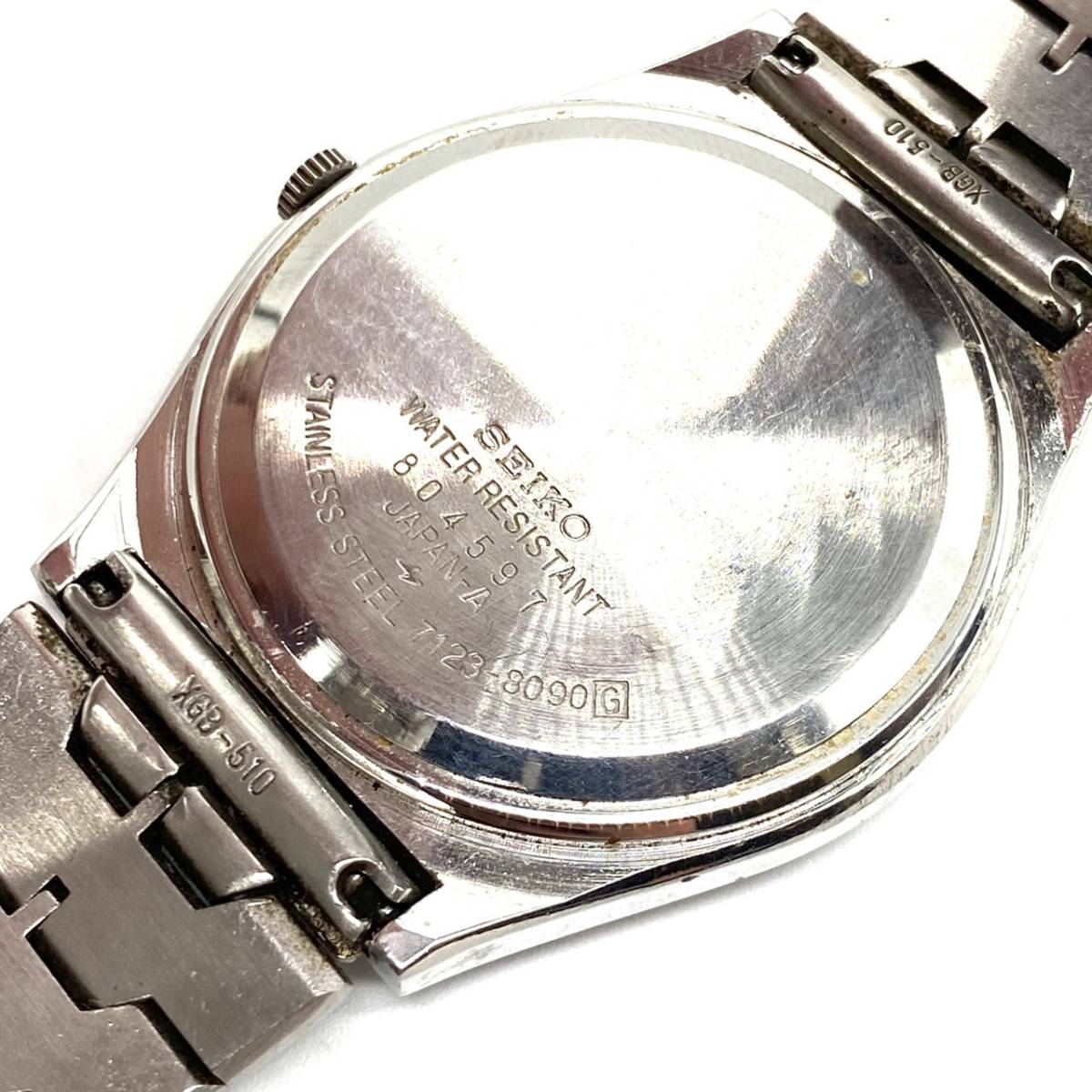 □SEIKO セイコー TYPEⅡ タイプ2 7123-8090 QZ クォーツ デイデイト 