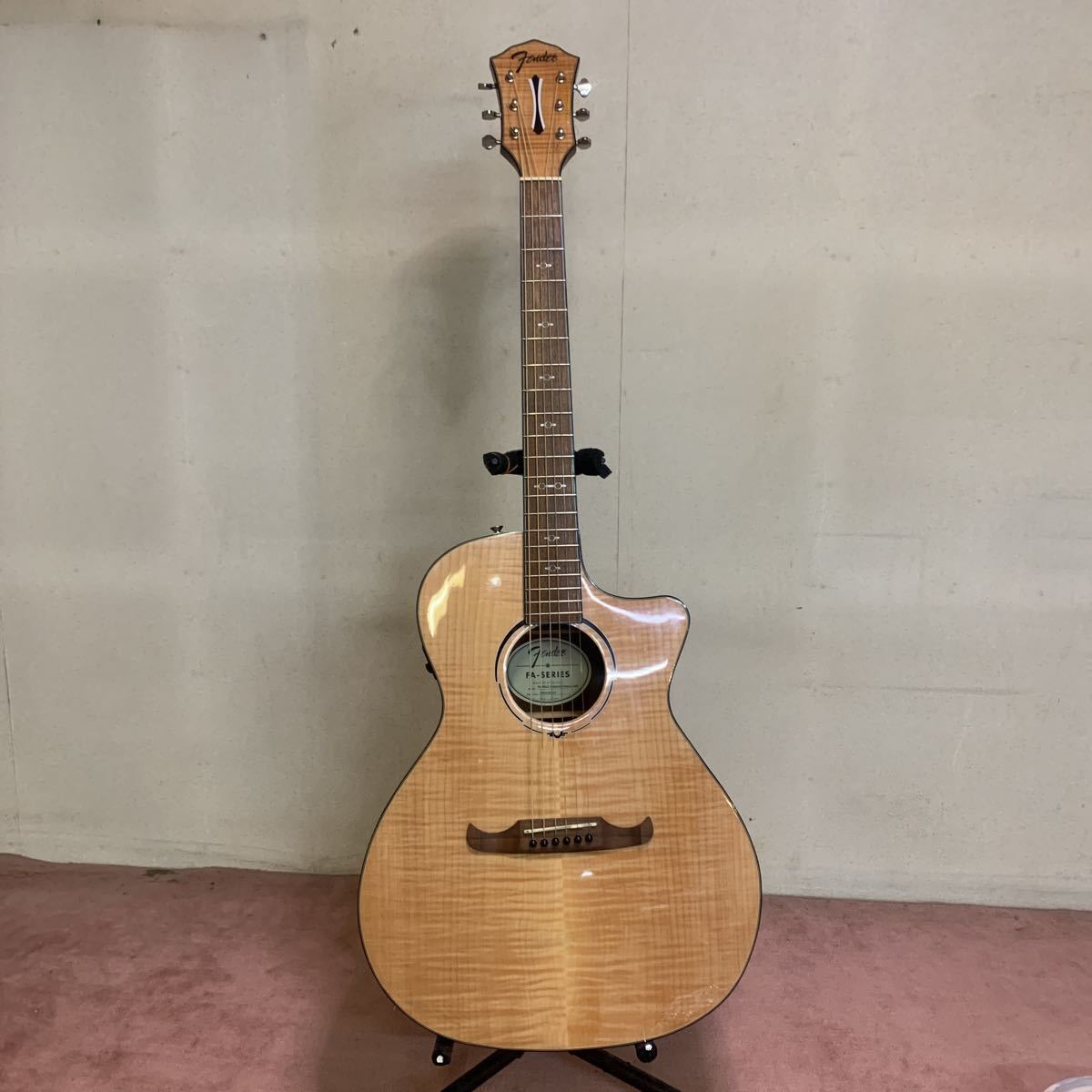 【新品，人気セール】 Fender FA-345ce エレアコ ナチュラルカラー アコースティックギター 超(フェンダー)｜売買されたオークション情報、yahooの商品情報をアーカイブ公開 - オークファン 本体