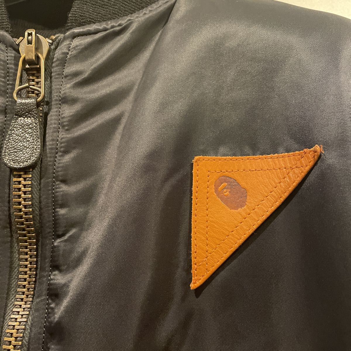 BAPE STUSSY MA-1フライトジャケット APE ベイプ エイプ ステューシー 
