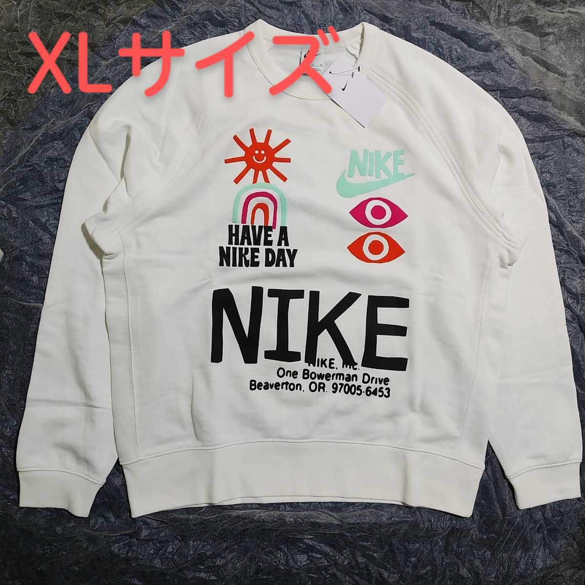 新品】NIKE ナイキ トレーナー スウェット NIKEロゴ グラフィックロゴ 