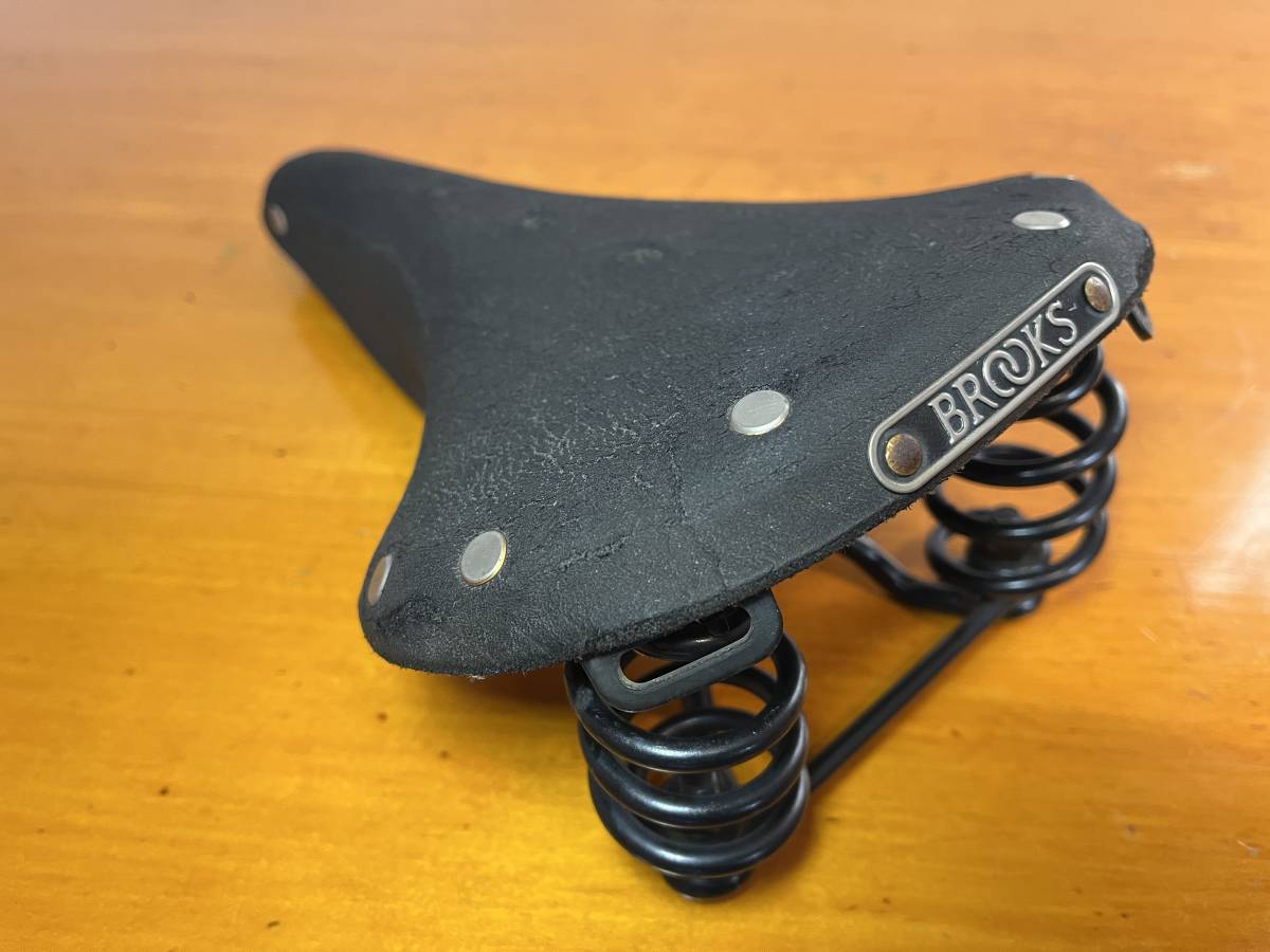 BROOKS】レザーサドル 黒革 Vintageサドル ビンテージ WTB レザー