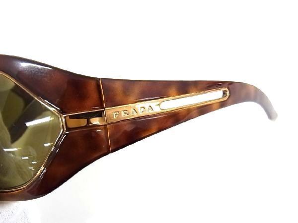 PRADA サングラス プラダ べっ甲調 べっ甲 アイウェア - □美品