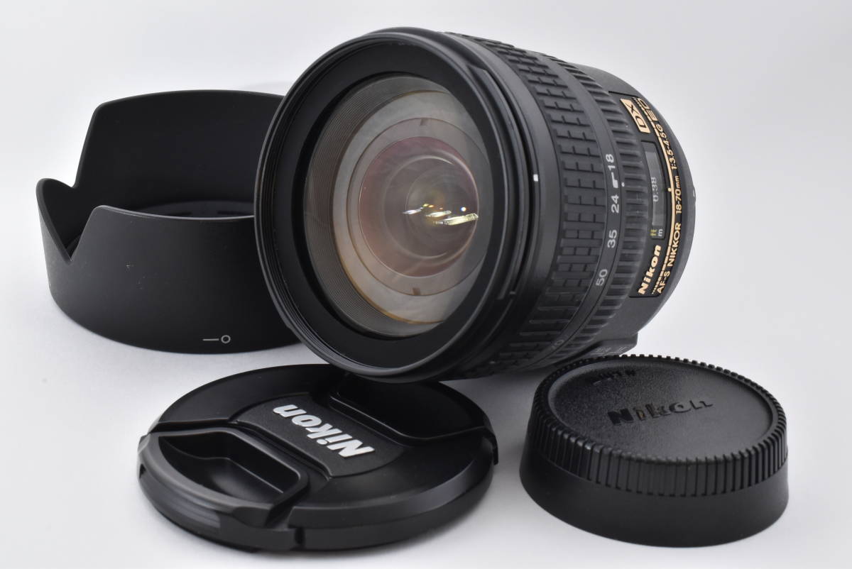 【美品】NIKON ニコン AF-S DX Zoom-Nikkor 18-70mm f/3.5-4.5G IF-ED ズームレンズ