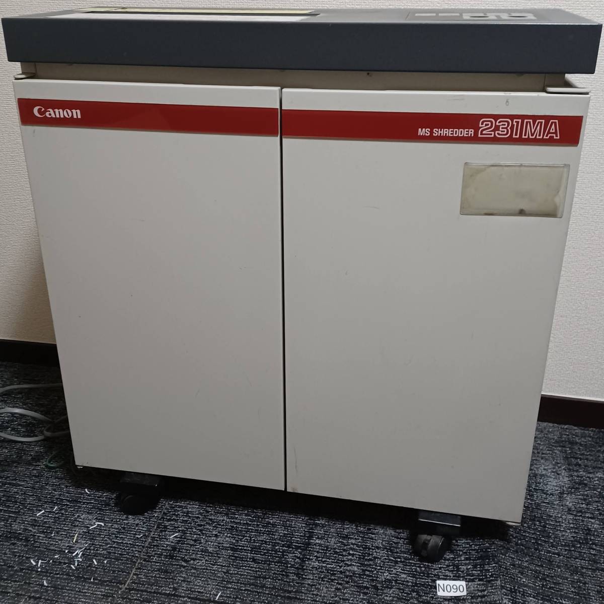 動作確認済 業務用シュレッダー Canon 明光商会 MS Shredder 231MA A3対応 大型 業務用 事務所 オフィス