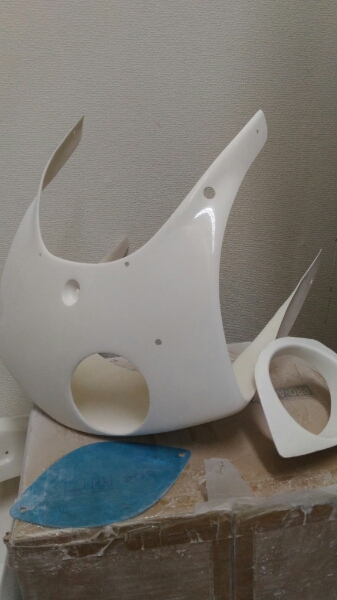 FRP製TZR50R 4EU 耐久アッパーシート ライト無 オレンジ ライト付 FRP