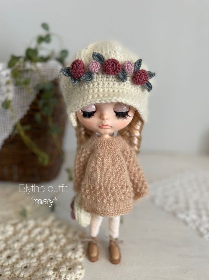 ❤️ブライスアウトフィット❤️4点 レモン色のお花の可愛いお洋服セット