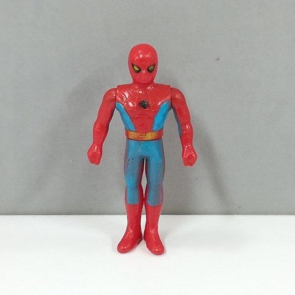 mP404a [当時物] ポピー 東映版 スパイダーマン ソフビ 全高約13cm | L