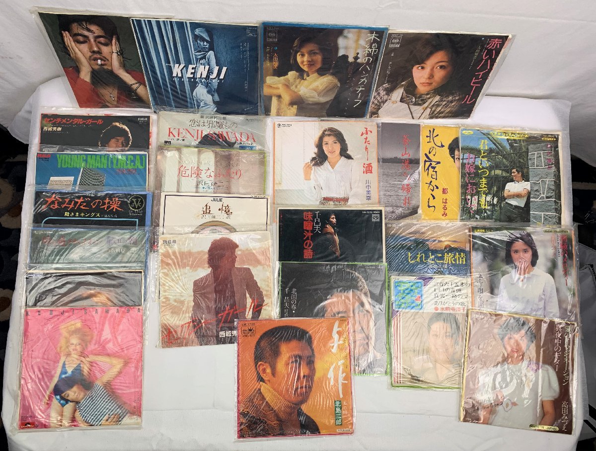 レコード 55枚 昭和 レトロ EP盤 ポップス 演歌 ピンクレディー 山口百恵 松田聖子 西条秀樹 沢田研二 岩崎宏美 アグネス・チャン　_4
