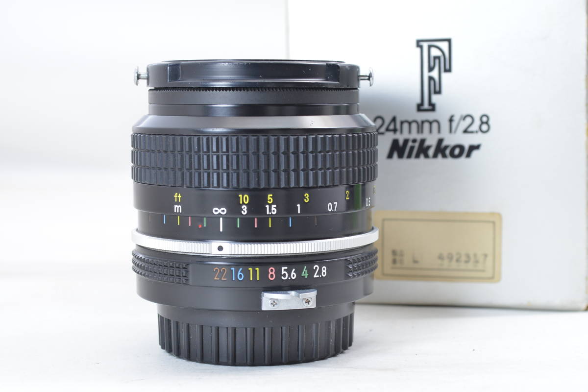ecoま】ニコン NIKON New NIKKOR 24mm F2.8 no.492317 明るい単焦点