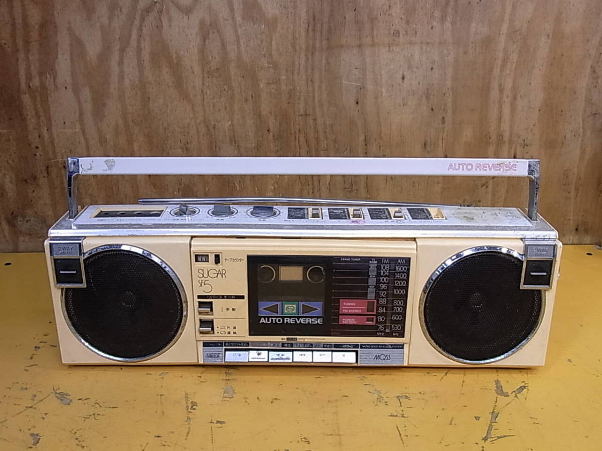 □Yg/525☆東芝 TOSHIBA☆ステレオラジカセ☆RT-SF5☆動作不明☆ジャンク