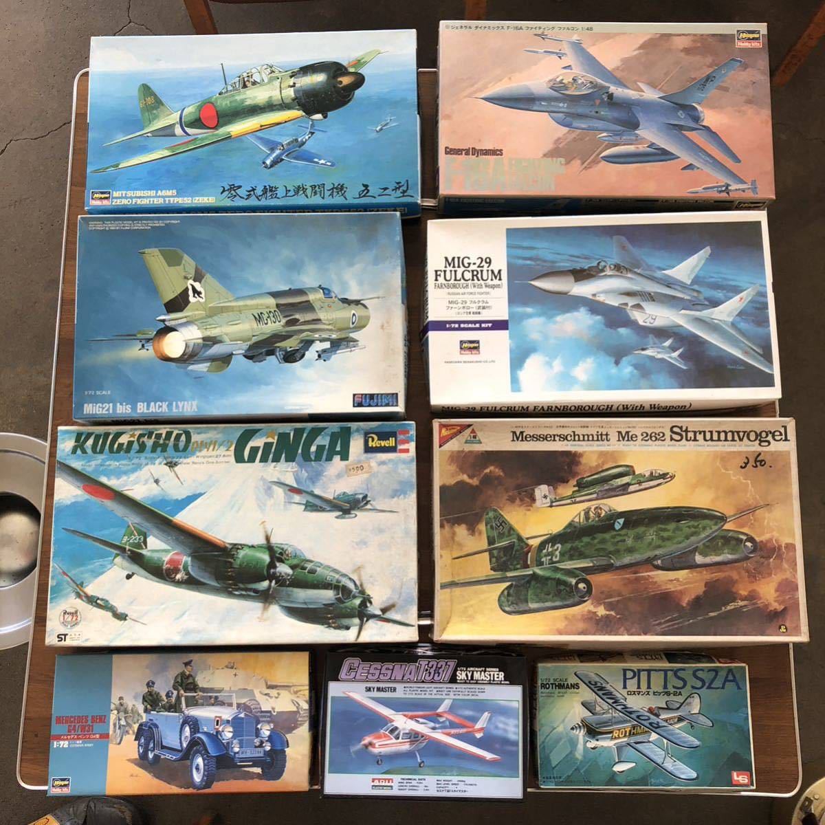 戦闘機 零戦 飛行機 プラモデル 未組立 ハセガワ ニチモ Revell F16 