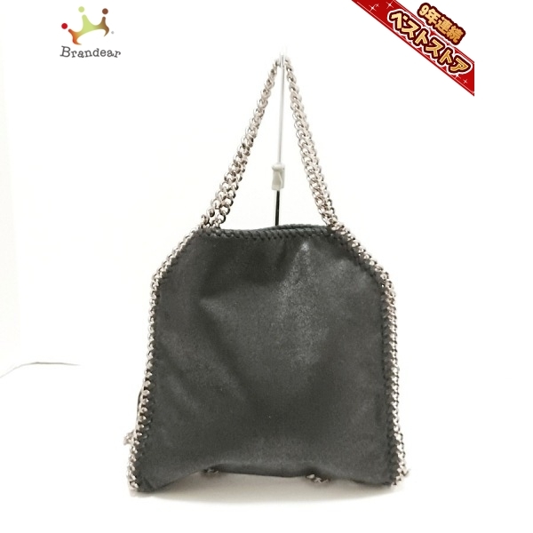 ステラマッカートニー stellamccartney ショルダーバッグ 234387 W9132 ファラベラ 合皮×金属素材 黒×シルバー 2way バッグ