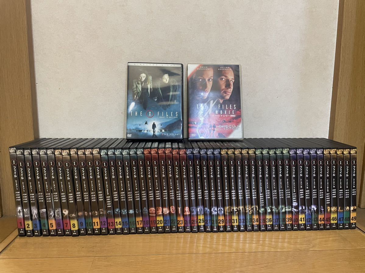 DVD Xファイル デアゴスティーニ 49巻　シーズン1〜9 映画　2巻　ムービー　まとめ　セット