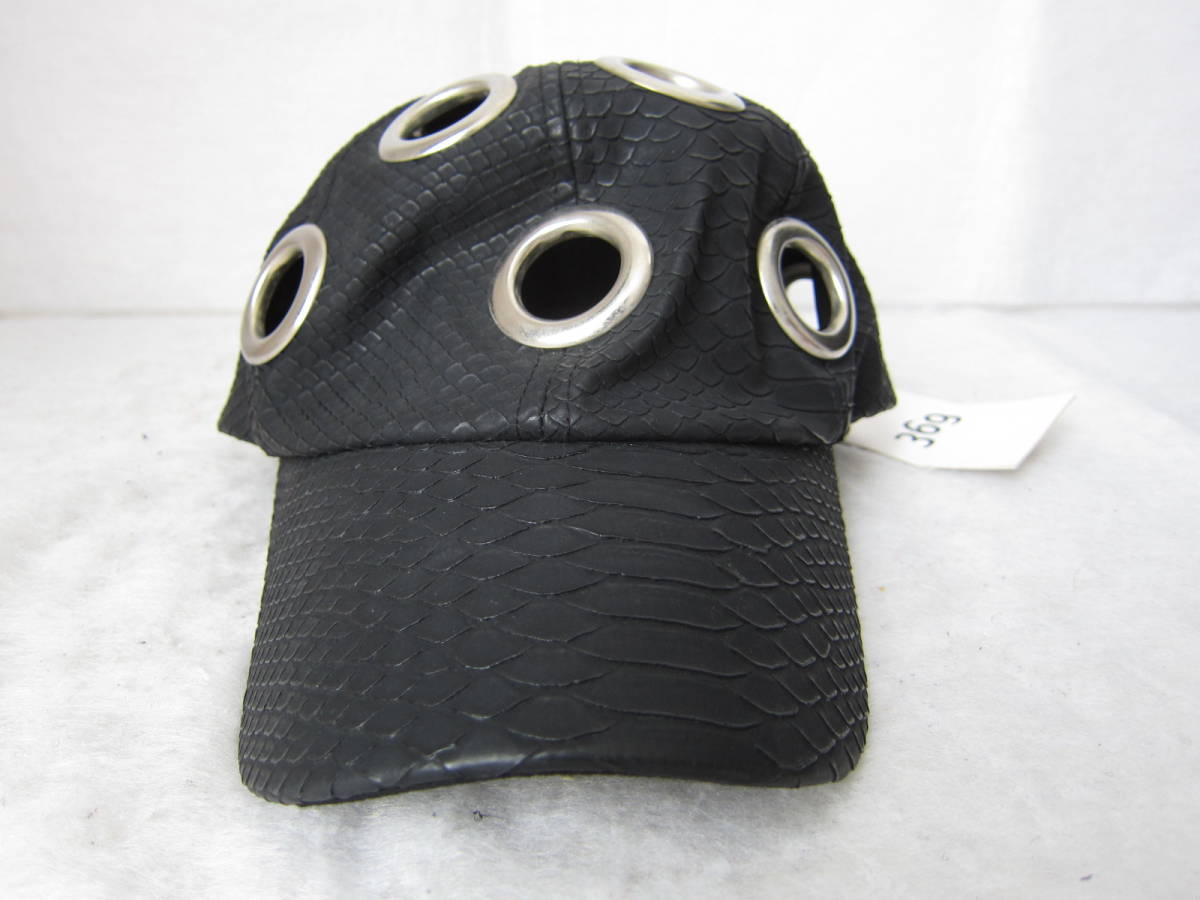 threesix9ine キャップ 369 threesix9ine スリーシックスナイン キャップ 黒パイソン柄