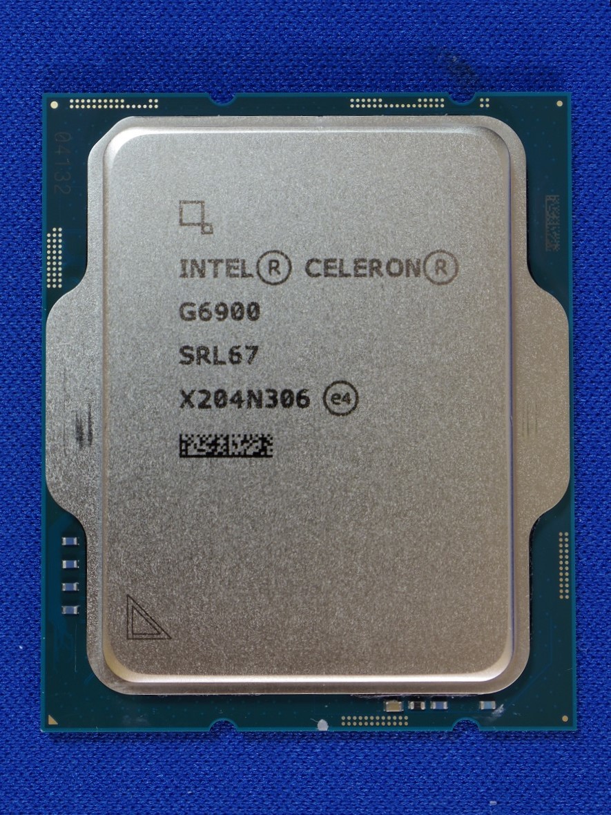 Intel Celeron G6900 CPU 本体 12世代 動作品 Intel CELERON G6900 (12世代)【中古美品】 IntelCELERONG6900(12世代