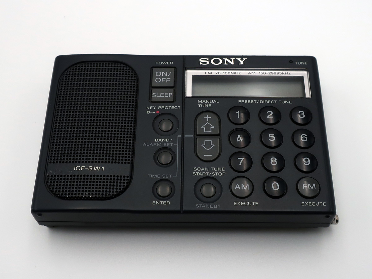 全国無料，大人気】 SONY ソニー ICF-SW1 FMステレオ/LW/MW/SW 4バンド