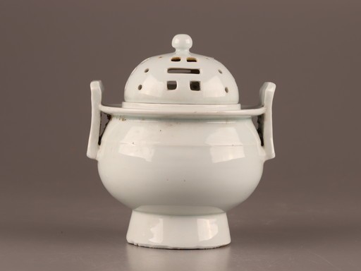 赤字超特価，高品質 古美術 朝鮮古陶磁器 李朝 白磁 香炉 時代物 極上