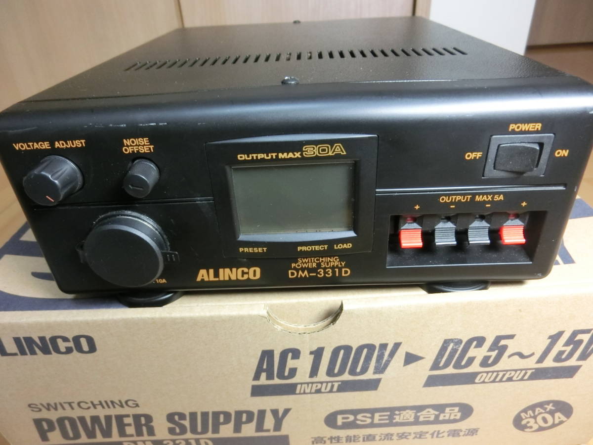DM-331D 30A 安定化電源 ALINCO デジタル表示 保証書付 直流安定化電源