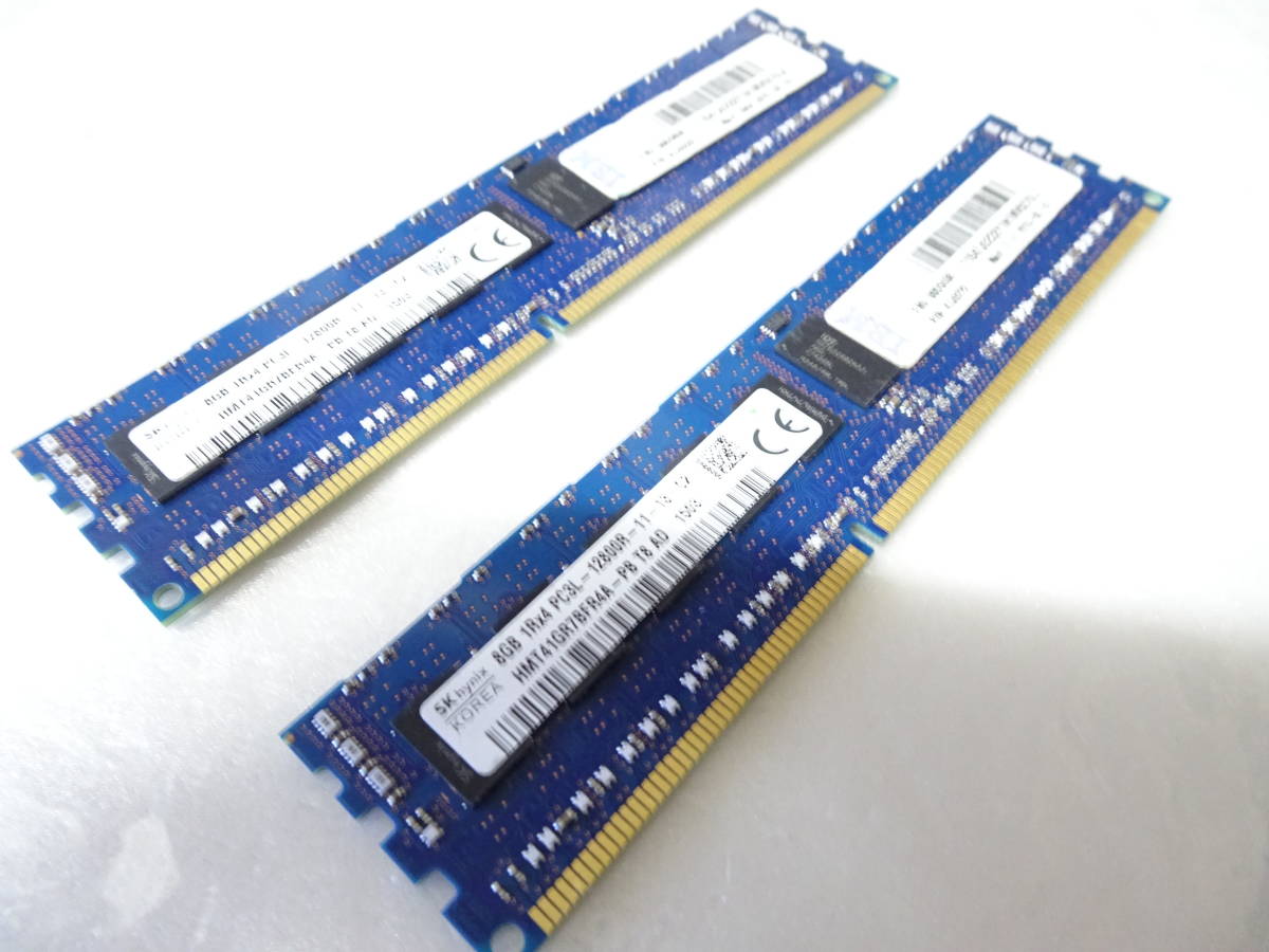 RAM SK Hynix 32GB (2x16GB) DDR3L 1600MHz ECC Registrata Per Server