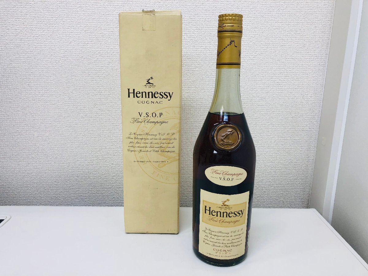 ヘネシー VSOP スリムボトル グリーンボトル 1000ml 飲料・酒 1000ml