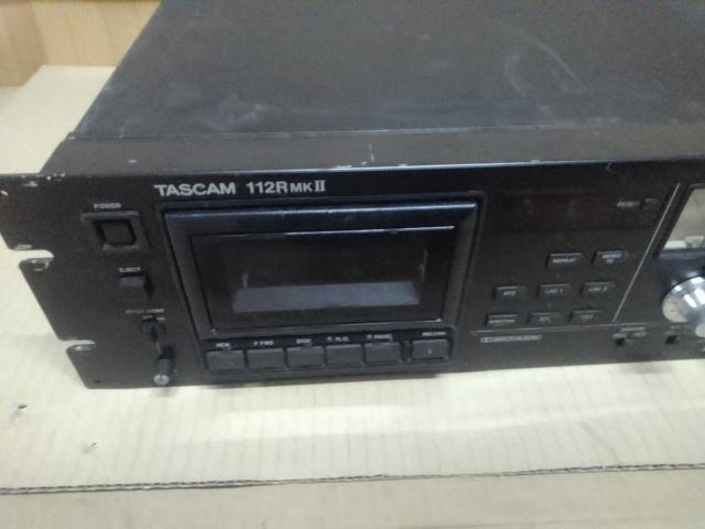 TEAC　TASCAM　タスカム　カセットデッキ　業務用　112RMKII　オーディオ　通電OK　112RMK2