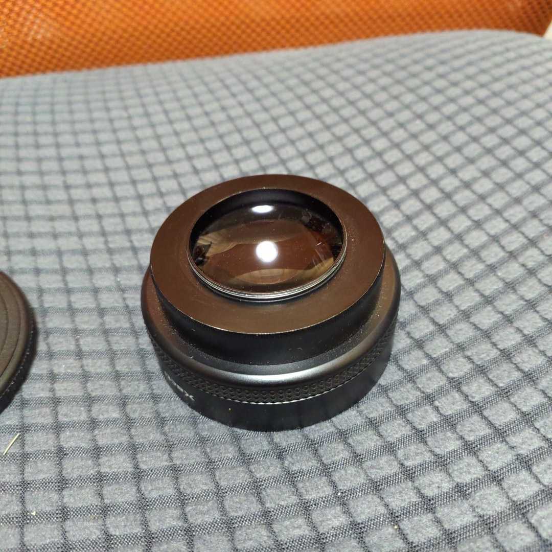 Xacti DMX-HD1000+純正ワイドコンバージョンレンズVCP-L07W オールド