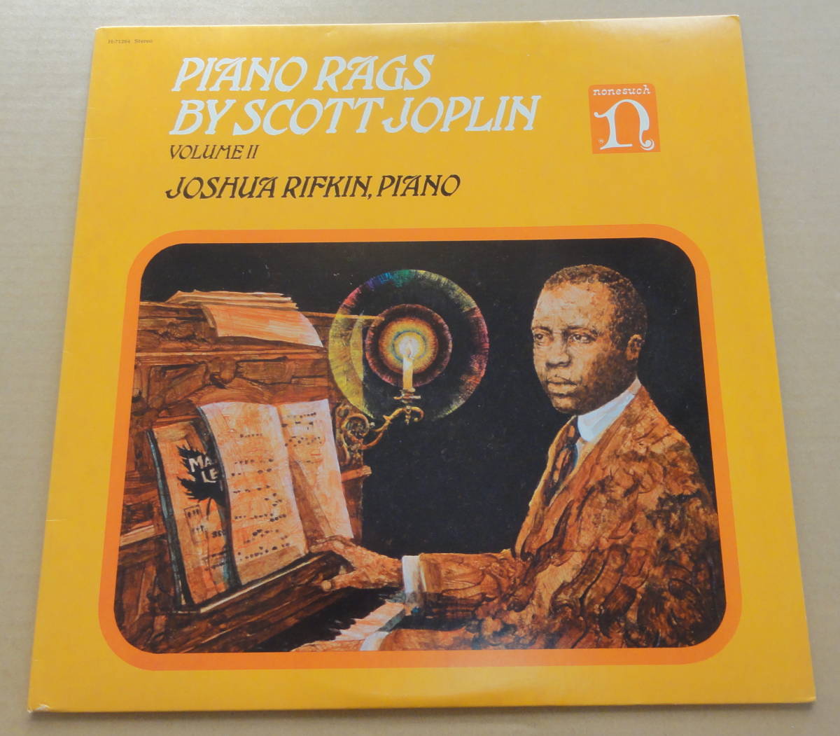 Joshua Rifkin Ragtime Scott Joplin - Joshua Rifkin / Piano Rags Volume II LP スコット ジョプリン ピアノラグ ...